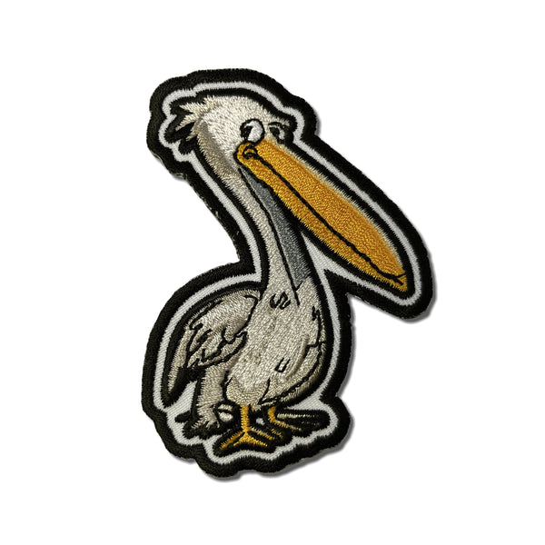 Cartoon Pelican Patch - PATCHERS Iron on Patch