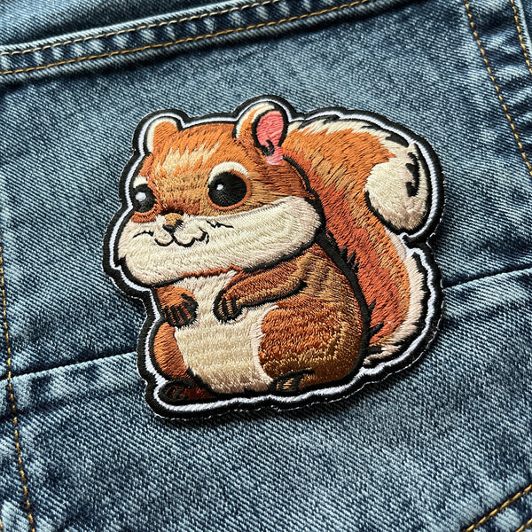 Chipmunk Patch - PATCHERS Iron on Patch