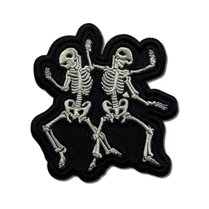 Dancing Skeletons Patch - PATCHERS Iron on Patch
