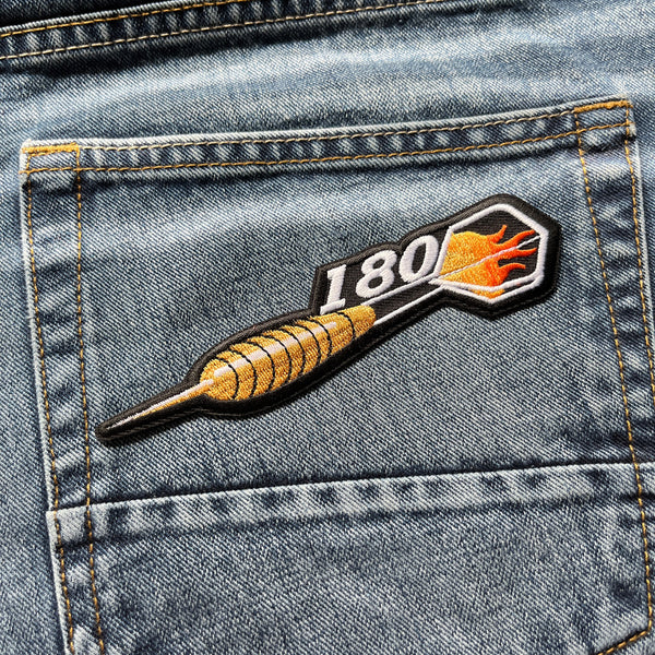 Darts 180 Dart Patch - PATCHERS Iron on Patch