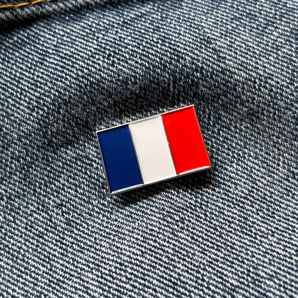 France Flag Pin Badge - PATCHERS Pin Badge