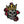 Load image into Gallery viewer, Hearts Queen Skull Roses Patch - PATCHERS Iron on Patch