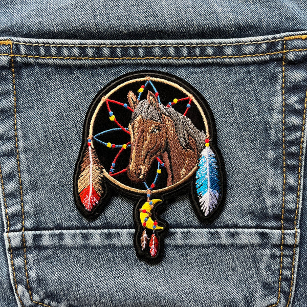 Horse in Dreamcatcher Patch - PATCHERS Iron on Patch