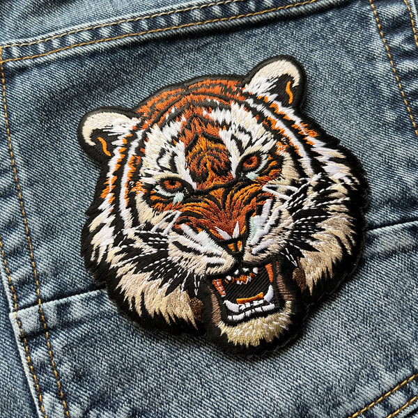 Intimidating Tiger Patch - PATCHERS Iron on Patch