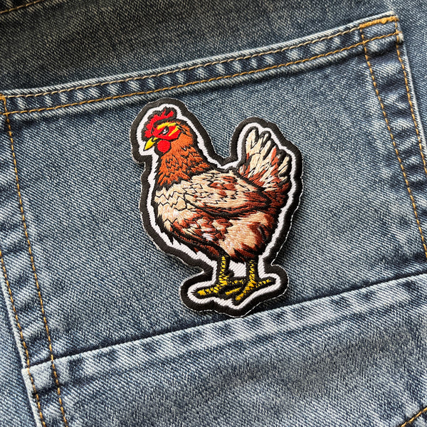 Proud Chicken Patch - PATCHERS Iron on Patch