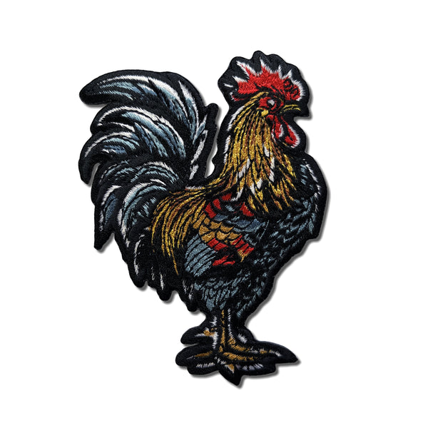 Proud Cockerel Rooster Patch - PATCHERS Iron on Patch