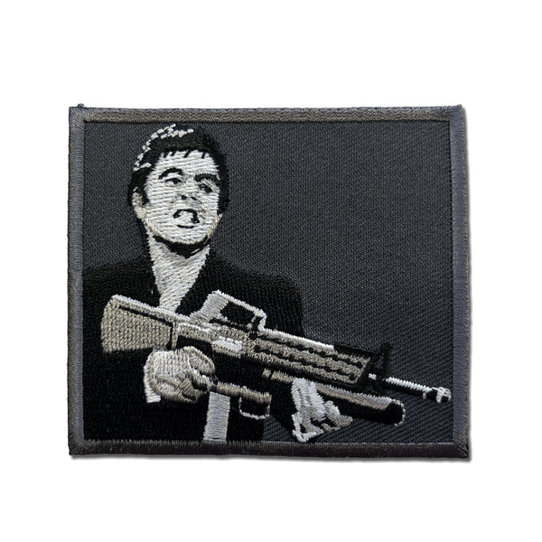 Say Hello to my New Friend Gun Patch - PATCHERS Iron on Patch