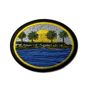 Sea and Palms Sunset Patch - PATCHERS Iron on Patch