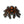 Load image into Gallery viewer, Small Spider Black Orange Patch - PATCHERS Iron on Patch
