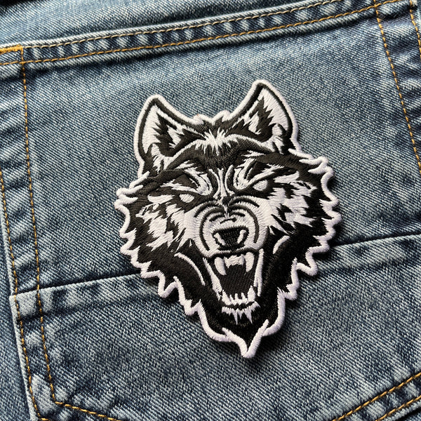 Staring Wolf Patch - PATCHERS Iron on Patch