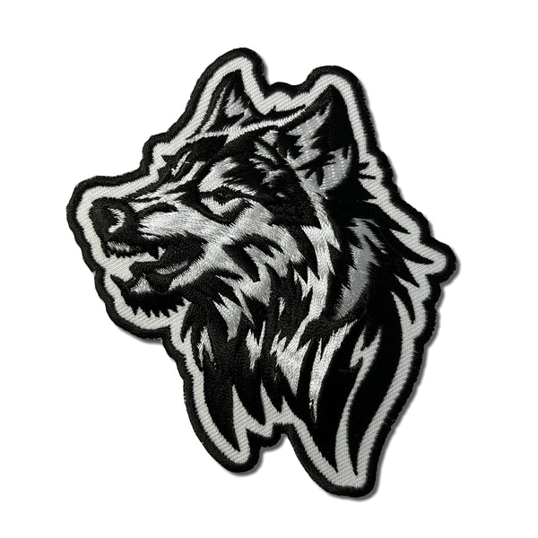 Tribal Wolf Patch - PATCHERS Iron on Patch