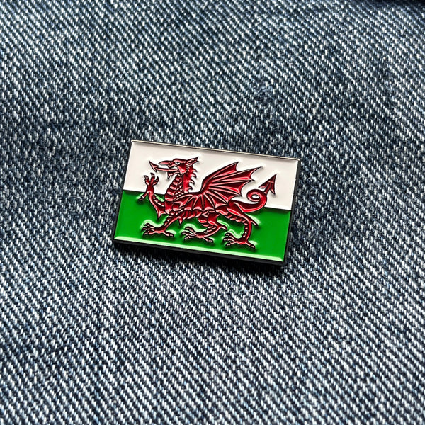 Wales Flag Pin Badge - PATCHERS Pin Badge