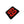 Load image into Gallery viewer, 69 Black Red Square Patch - PATCHERS Iron on Patch