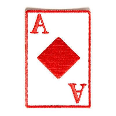 Ace Of Diamonds Playing Card Patch - PATCHERS Iron on Patch