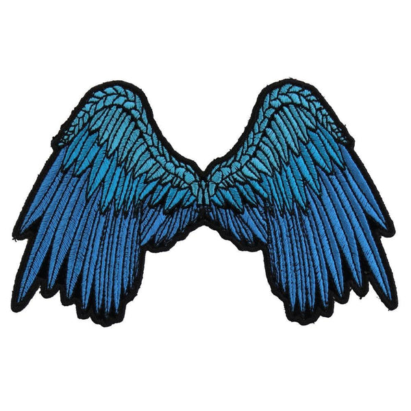 Angel Wings Blue Patch - PATCHERS Iron on Patch