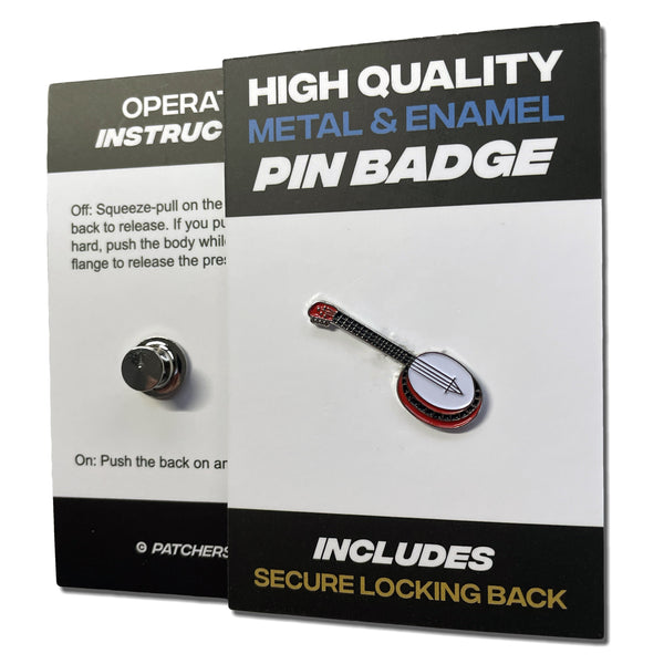 Banjo Pin Badge - PATCHERS Pin Badge