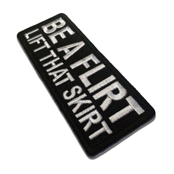 Be a Flirt Lift That Skirt Patch - PATCHERS Iron on Patch