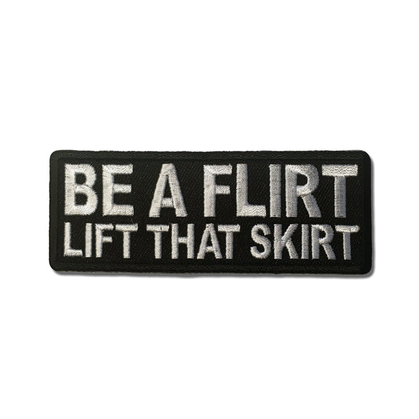 Be a Flirt Lift That Skirt Patch - PATCHERS Iron on Patch