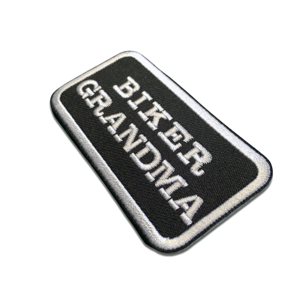 Biker Grandma Patch - PATCHERS Iron on Patch