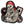 Load image into Gallery viewer, Biker Guy Skull 8 Ball Ace Dice Patch - PATCHERS Iron on Patch
