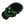 Load image into Gallery viewer, Black Green Skull Patch - PATCHERS Iron on Patch