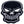 Load image into Gallery viewer, Black Skull Patch - PATCHERS Iron on Patch