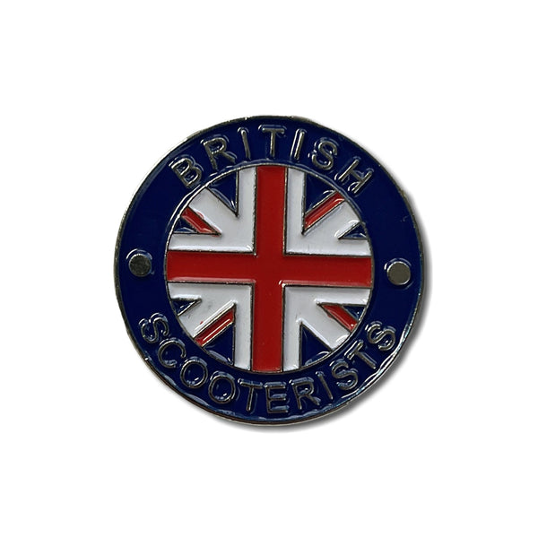 British Scooterists Pin Badge - PATCHERS Pin Badge