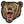 Load image into Gallery viewer, Brown Grizzly Bear Face Patch - PATCHERS Iron on Patch