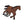 Load image into Gallery viewer, Brown Horse & Foal Equestrian Animal Patch - PATCHERS Iron on Patch