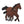 Load image into Gallery viewer, Brown Horse & Foal Equestrian Animal Patch - PATCHERS Iron on Patch