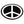 Load image into Gallery viewer, CND Symbol Peace White on Black Patch - PATCHERS Iron on Patch