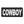 Load image into Gallery viewer, Cowboy Patch - PATCHERS Iron on Patch