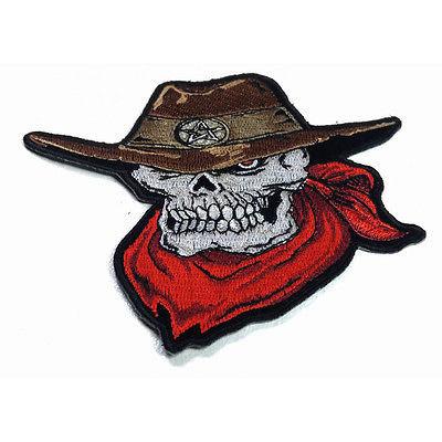 Cowboy Skull Patch - PATCHERS Iron on Patch