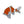 Load image into Gallery viewer, Coy Carp Orange Fish Pin Badge - PATCHERS Pin Badge