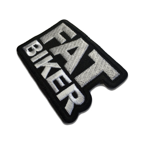 Fat Biker Patch - PATCHERS Iron on Patch