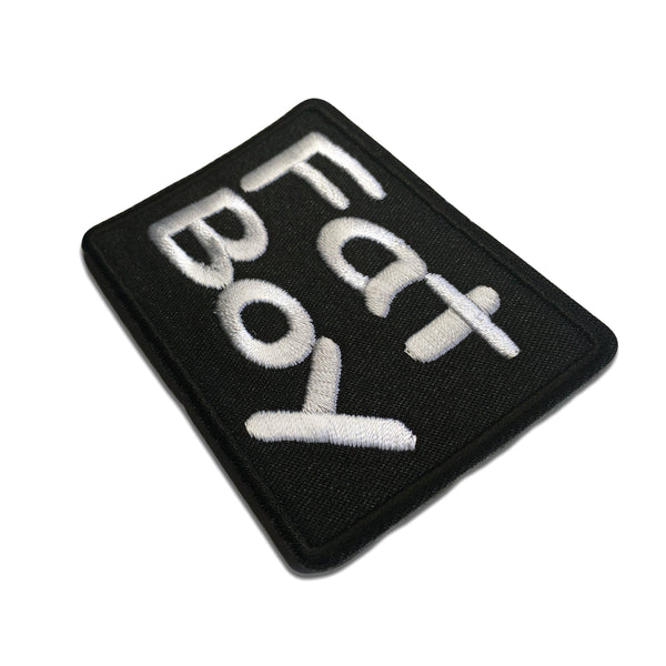 Fat Boy Patch - PATCHERS Iron on Patch