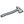 Load image into Gallery viewer, Firefighter Axe In Silver Metallic Patch - PATCHERS Iron on Patch