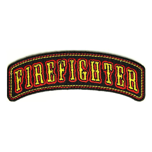Firefighter Rocker Patch - PATCHERS Iron on Patch