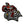 Load image into Gallery viewer, Jester Clown Skull Red Patch - PATCHERS Iron on Patch