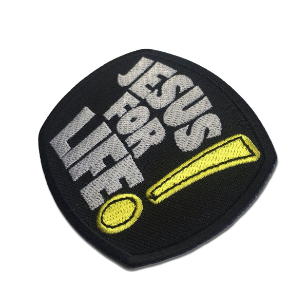 Jesus For Life Patch - PATCHERS Iron on Patch