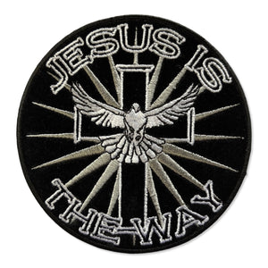 Jesus is the Way Cross Patch - PATCHERS Iron on Patch