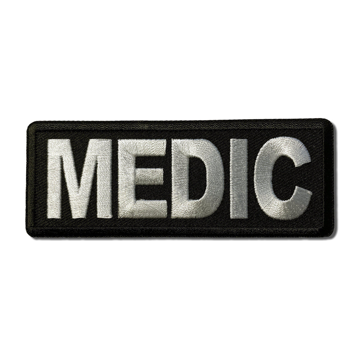 Embroidered Medic Iron on Sew on Patch