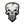 Load image into Gallery viewer, Nasty Skull in Black White Patch - PATCHERS Iron on Patch