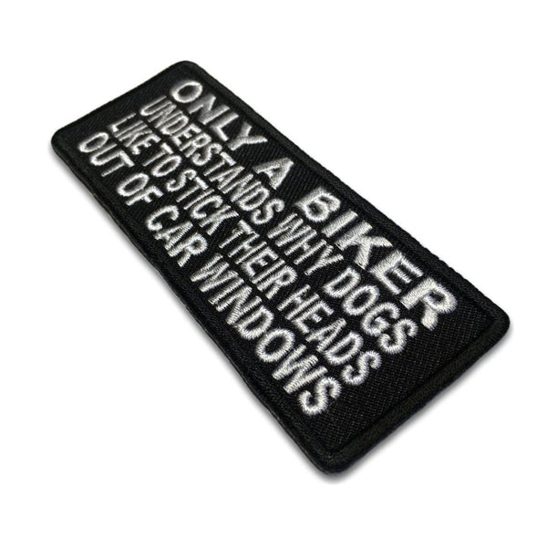 Only Bikers Understand Dogs Patch - PATCHERS Iron on Patch