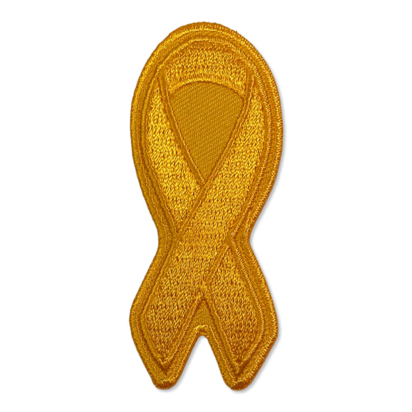 Orange Ribbon Patch - PATCHERS Iron on Patch