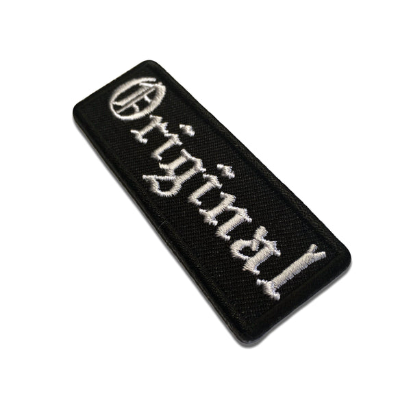 Original in Old English Patch - PATCHERS Iron on Patch
