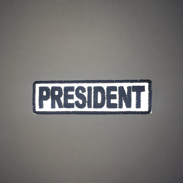 President Reflective Patch - PATCHERS Iron on Patch