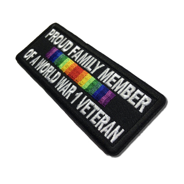 Proud Family Member of a World War 1 Veteran Patch - PATCHERS Iron on Patch