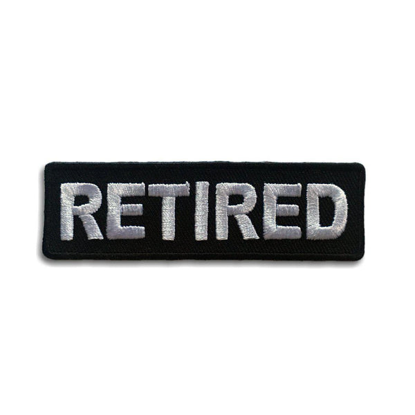 Retired Patch - PATCHERS Iron on Patch