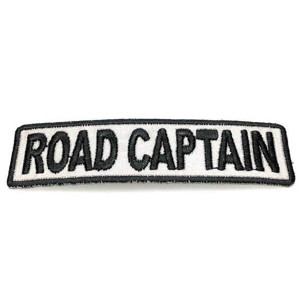 Road Captain Reflective Patch - PATCHERS Iron on Patch
